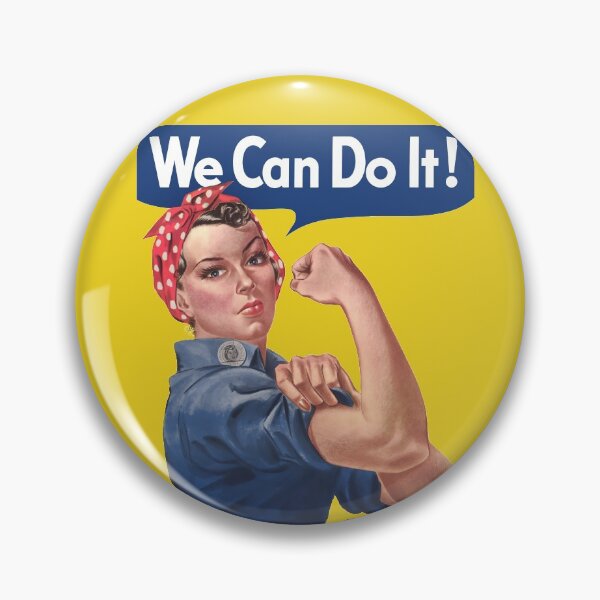 Item preview, We Can Do It! Rosie the Riveter american media icon associated with female defense workers during World War II designed and sold by mirrorimages.
