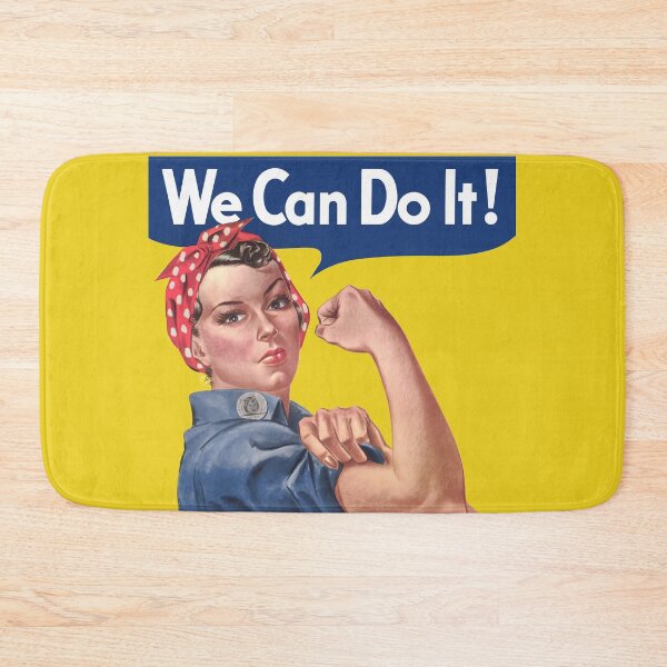 Item preview, We Can Do It! Rosie the Riveter american media icon associated with female defense workers during World War II designed and sold by mirrorimages.