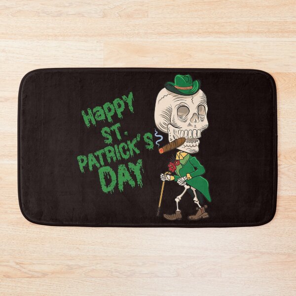 Item preview, Happy St. Patrick's Day Skeleton Leprechaun designed and sold by davestees506.
