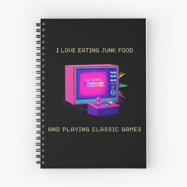 Item preview, I Love Eating Junk Food and Playing Classic Games designed and sold by Clothing-Guru.