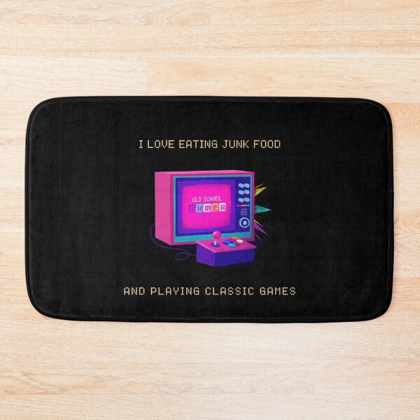 Item preview, I Love Eating Junk Food and Playing Classic Games designed and sold by Clothing-Guru.