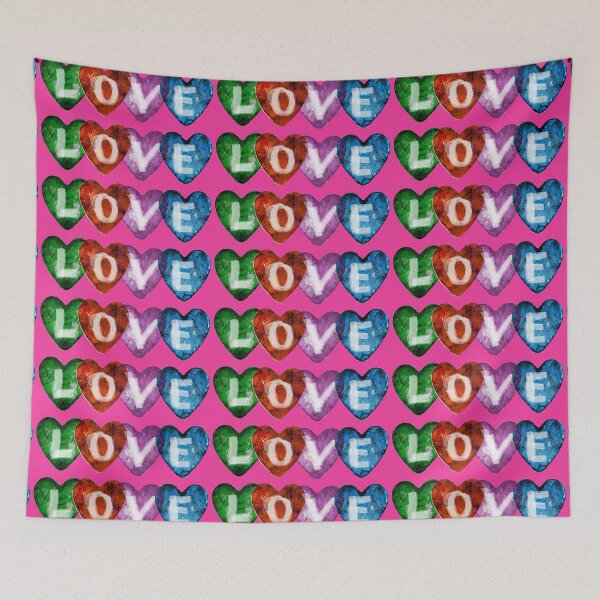 Item preview, LOVE Hearts - Valentine's Day Hearts Pattern  designed and sold by LordAudes.