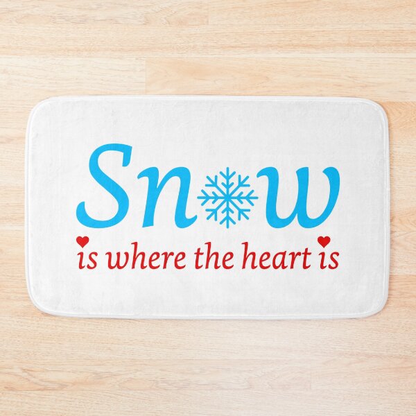 Item preview, Snow is where the heart is designed and sold by Artstastic.