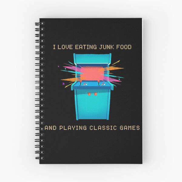 Item preview, I Love Eating Junk Food and Playing Classic Games designed and sold by Clothing-Guru.