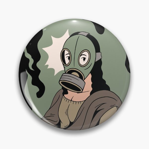 Item preview, Gas Mask Mona Lisa | Pandemic Art | Funny Fine Art Parody designed and sold by SLAG-Creative.