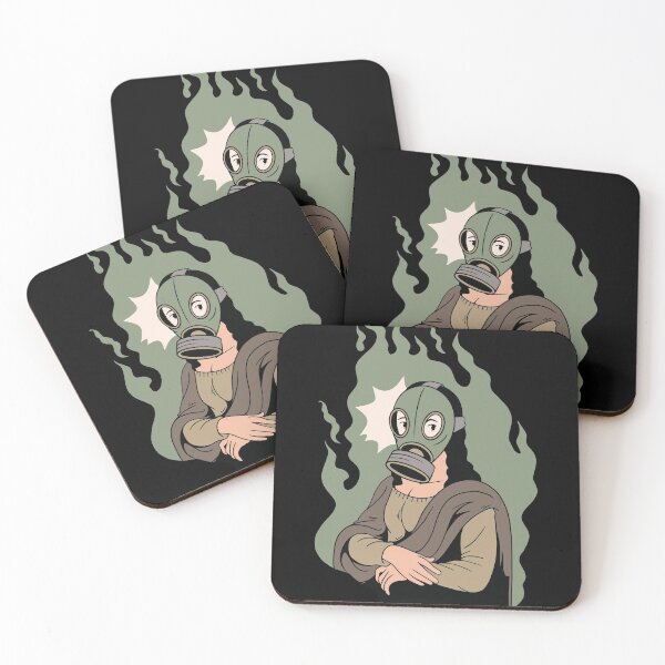 Item preview, Gas Mask Mona Lisa | Pandemic Art | Funny Fine Art Parody designed and sold by SLAG-Creative.