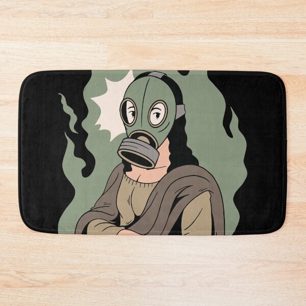 Item preview, Gas Mask Mona Lisa | Pandemic Art | Funny Fine Art Parody designed and sold by SLAG-Creative.