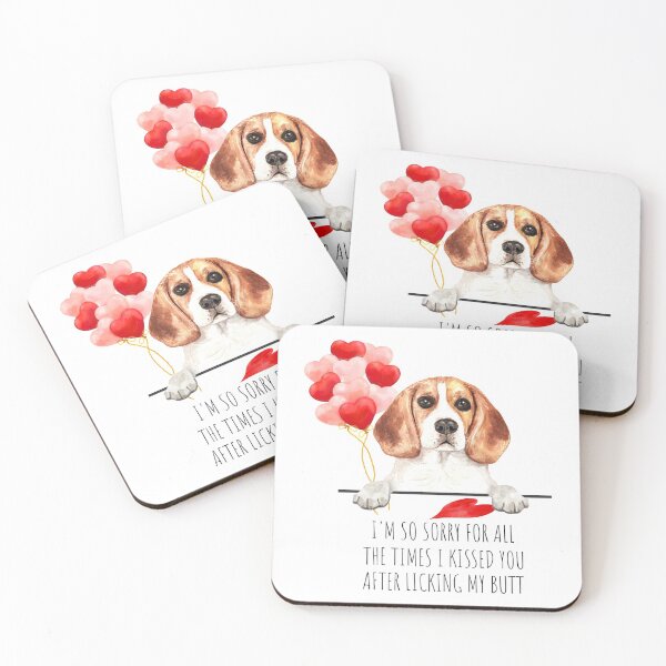 Item preview, Funny Valentines Day Gift From Beagle To Dog Owner designed and sold by StickerArtwork.