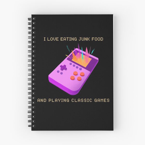 Item preview, I Love Eating Junk Food and Playing Classic Games designed and sold by Clothing-Guru.