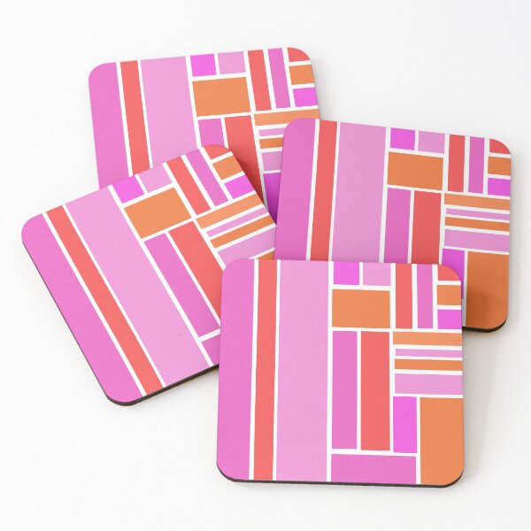 Item preview, Mondrian Inspired Lesbian Pride Flag designed and sold by lalaroseeeee.
