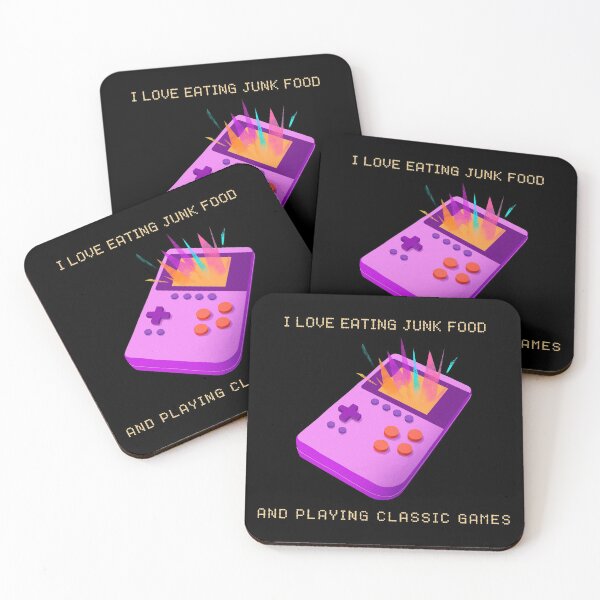 Item preview, I Love Eating Junk Food and Playing Classic Games designed and sold by Clothing-Guru.