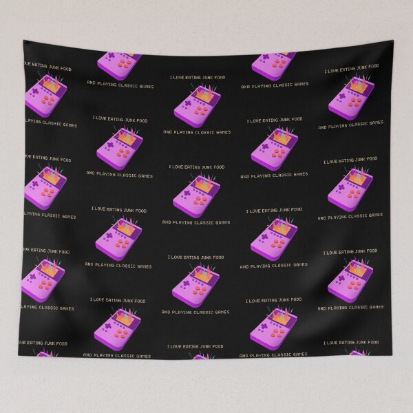 Item preview, I Love Eating Junk Food and Playing Classic Games designed and sold by Clothing-Guru.