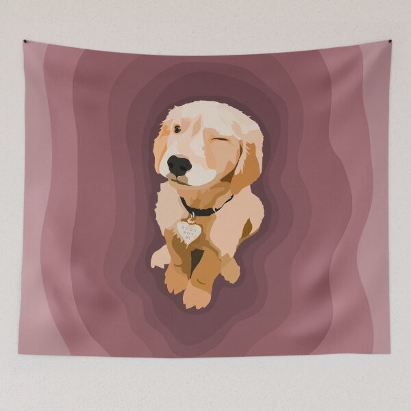 Item preview, Good Boy - Golden Dog designed and sold by NaomiiiC.