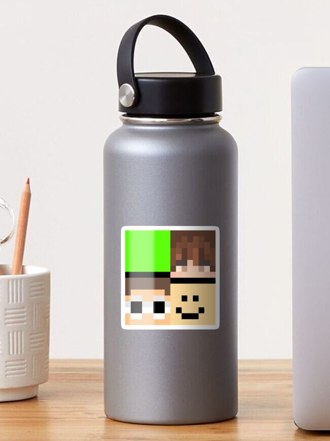 Dream, Karl, George, Quackity Minecraft skins DSMP Acrylic Block