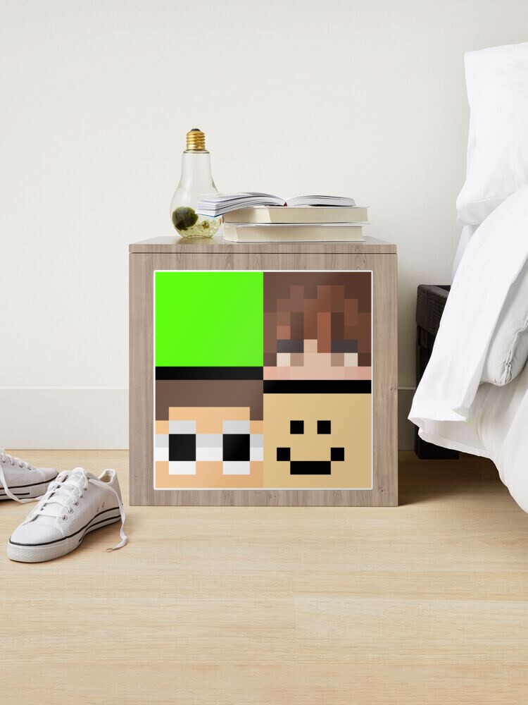 Dream, Karl, George, Quackity Minecraft skins DSMP Acrylic Block