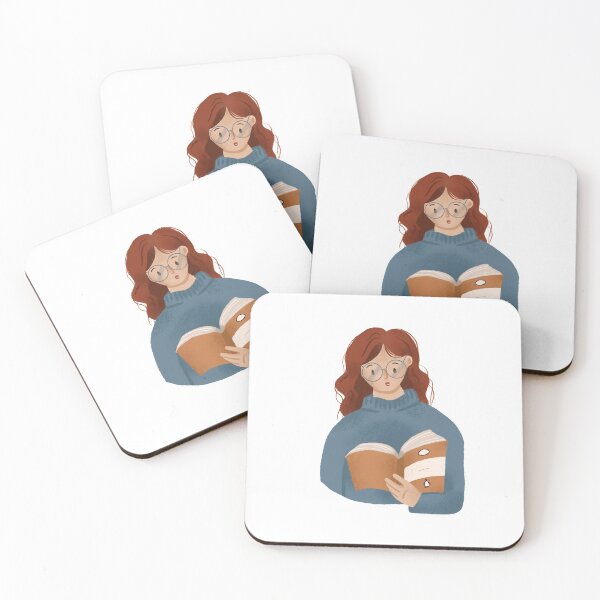 Item preview, Girl reading a book designed and sold by yeelengtan.