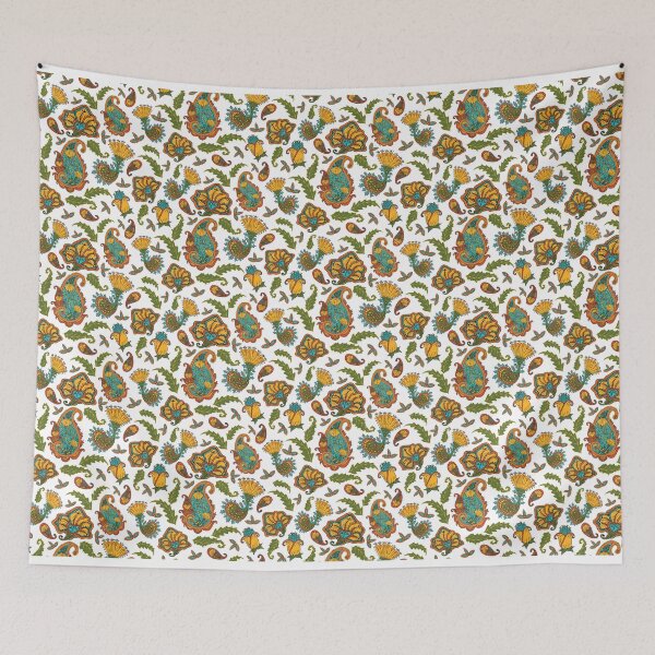 Aperçu de l'œuvre Paisley Bright Cheerful Original créée et vendue par Kelly Frohnauer.