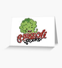 Broccoli Rocks Greeting Card