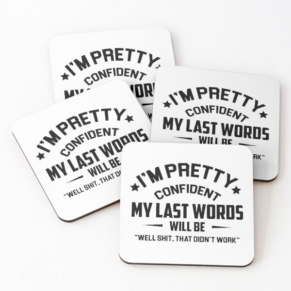 Item preview, FUNNY - I'M PRETTY CONFIDENT  designed and sold by hasanmasud.