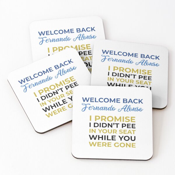 Item preview, Welcome Back Alonso, I didn't pee in your seat! (Colors) designed and sold by FilipeFerreira.