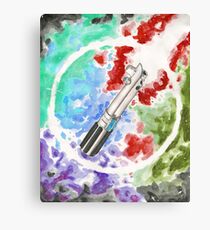 Anakin Light Saber Canvas Print