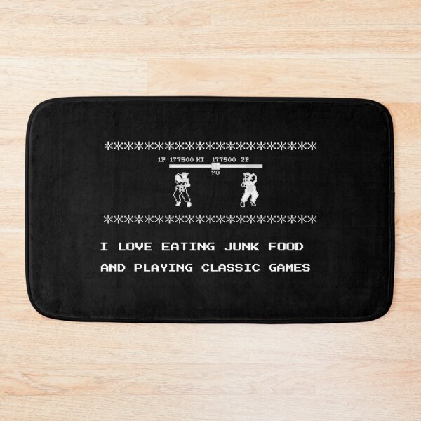 Item preview, I Love Eating Junk Food and Playing Classic Games designed and sold by Clothing-Guru.
