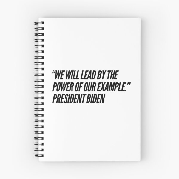 Item preview,  We Will Lead by The Power of Our Example President Biden Inauguration Quote designed and sold by MimsTees.