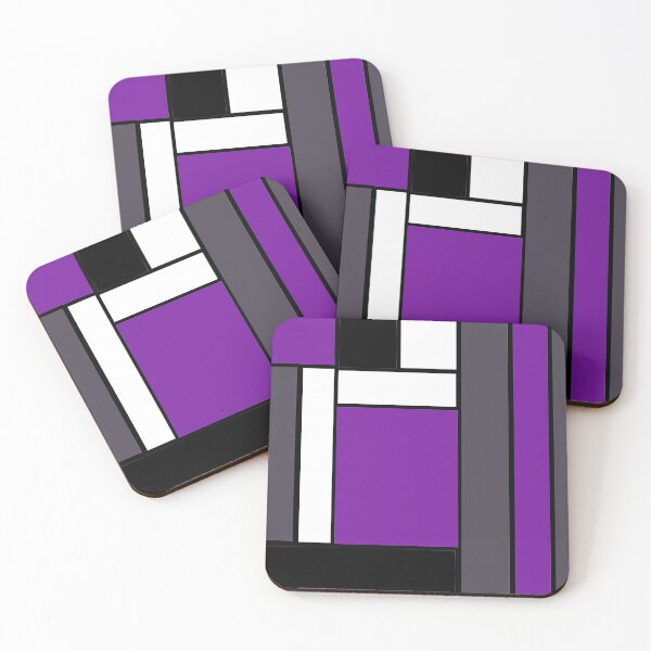 Item preview, Mondrian Inspired Asexual Flag designed and sold by lalaroseeeee.