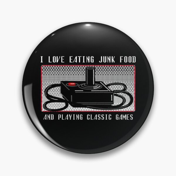 Item preview, I Love Eating Junk Food and Playing Classic Games designed and sold by Clothing-Guru.