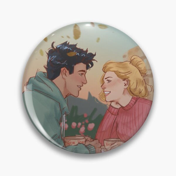 Item preview, Percy and Annabeth on a cafe designed and sold by windbyfire.