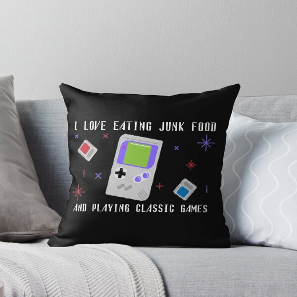 Item preview, I Love Eating Junk Food and Playing Classic Games designed and sold by Clothing-Guru.