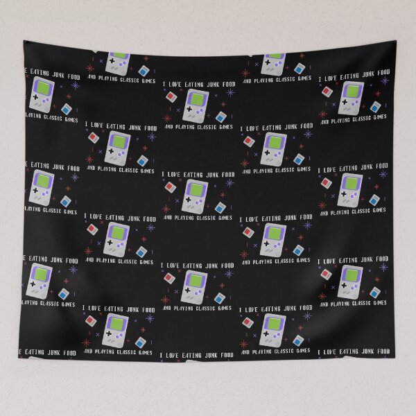 Item preview, I Love Eating Junk Food and Playing Classic Games designed and sold by Clothing-Guru.