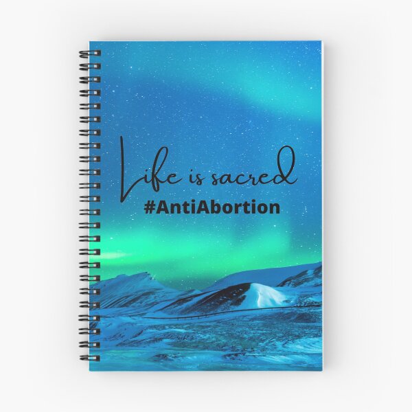 Item preview, Life Is Sacred #AntiAbortion Aurora Background designed and sold by ChristianCoding.