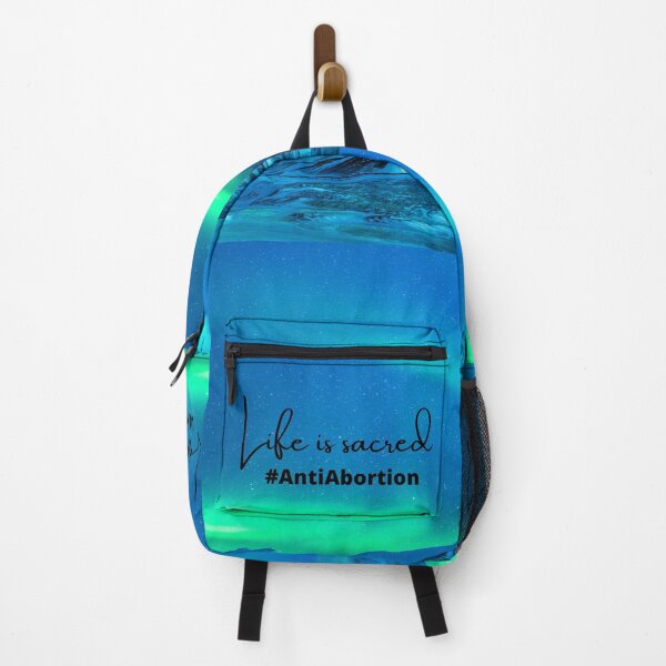 Item preview, Life Is Sacred #AntiAbortion Aurora Background designed and sold by ChristianCoding.