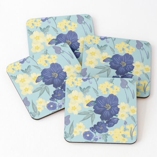 Item preview, Purple and Yellow Floral Pattern designed and sold by christinamemory.