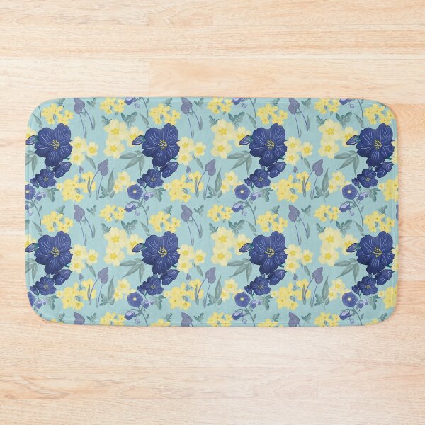 Item preview, Purple and Yellow Floral Pattern designed and sold by christinamemory.