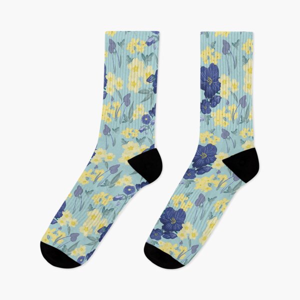 Item preview, Purple and Yellow Floral Pattern designed and sold by christinamemory.