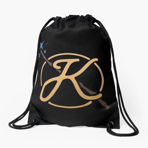 Knockturn Academy Logo Large Drawstring Bag