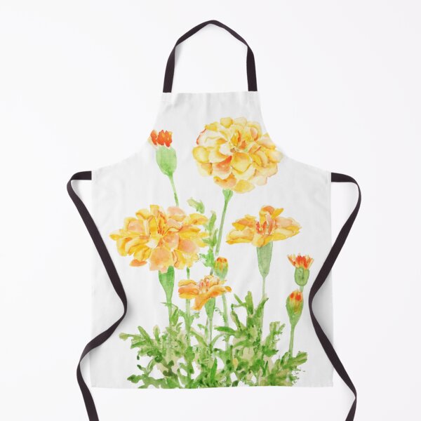 Artikelvorschau, handbemalte orange mexikanische Ringelblumen entworfen und verkauft von ColorandColor.