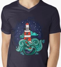 Lighthouse Men's V-Neck T-Shirt