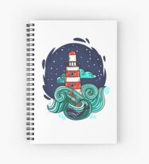 Leuchtturm Spiralblock