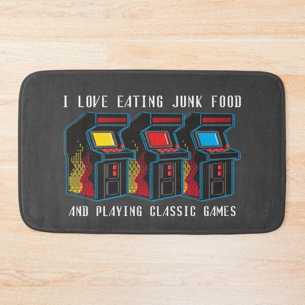 Item preview, I Love Eating Junk Food and Playing Classic Games designed and sold by Clothing-Guru.