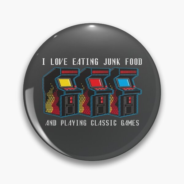 Item preview, I Love Eating Junk Food and Playing Classic Games designed and sold by Clothing-Guru.