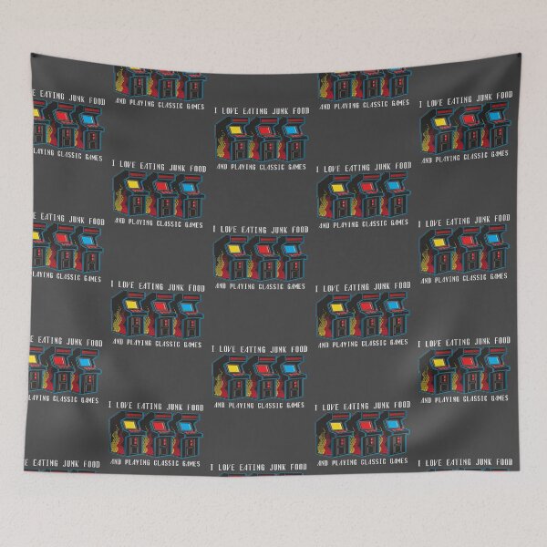 Item preview, I Love Eating Junk Food and Playing Classic Games designed and sold by Clothing-Guru.