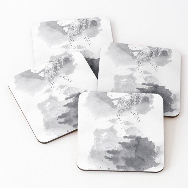 Item preview, ink explorations (026) - abstract black ink painting designed and sold by expl-rations.