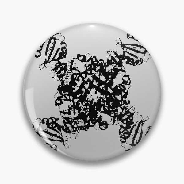 Item preview, hERG (human Ether-a-go-go channel) black designed and sold by RosArt100.