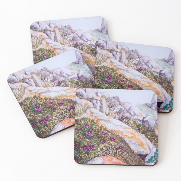 Item preview, Coastal Rocks Watercolour Painting designed and sold by Heatherian.