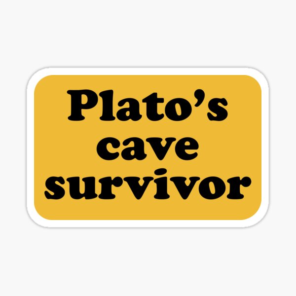 Vista previa del artículo con la obra «Plato's cave survivor», diseñado y vendido por Pasan-hpmm.