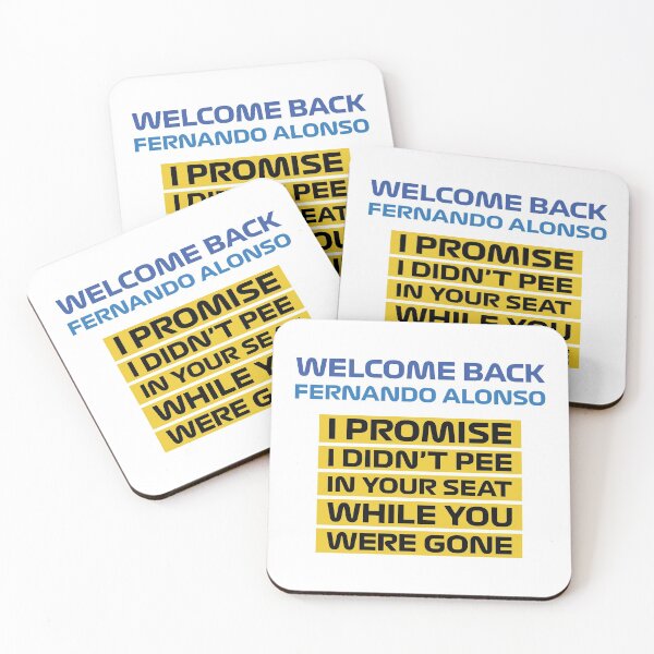 Item preview, Welcome Back Alonso, I didn't pee in your seat! (Colors) designed and sold by FilipeFerreira.