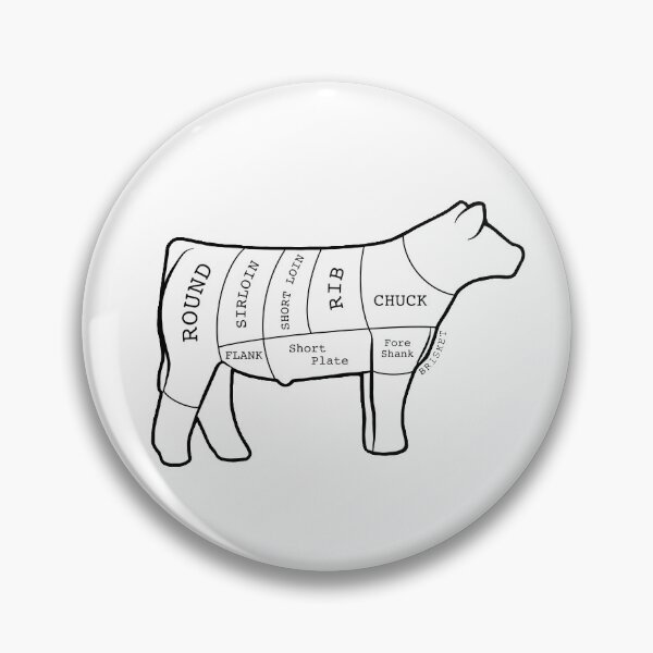 Item preview, Butcher Cut Show Steer Silhouette  - NOT FOR RESALE WITHOUT PERMISSION designed and sold by l-oh.